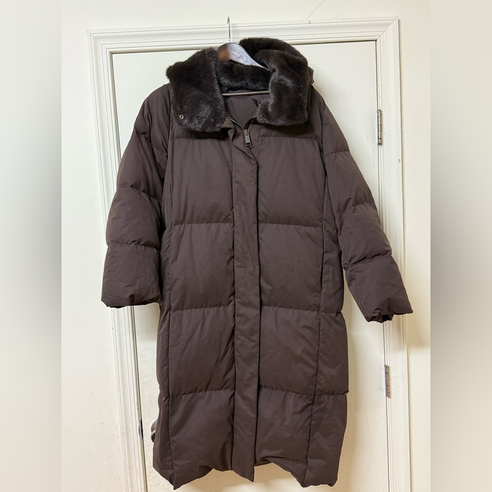 Banana Republic Dark Brown Puffer Jacket